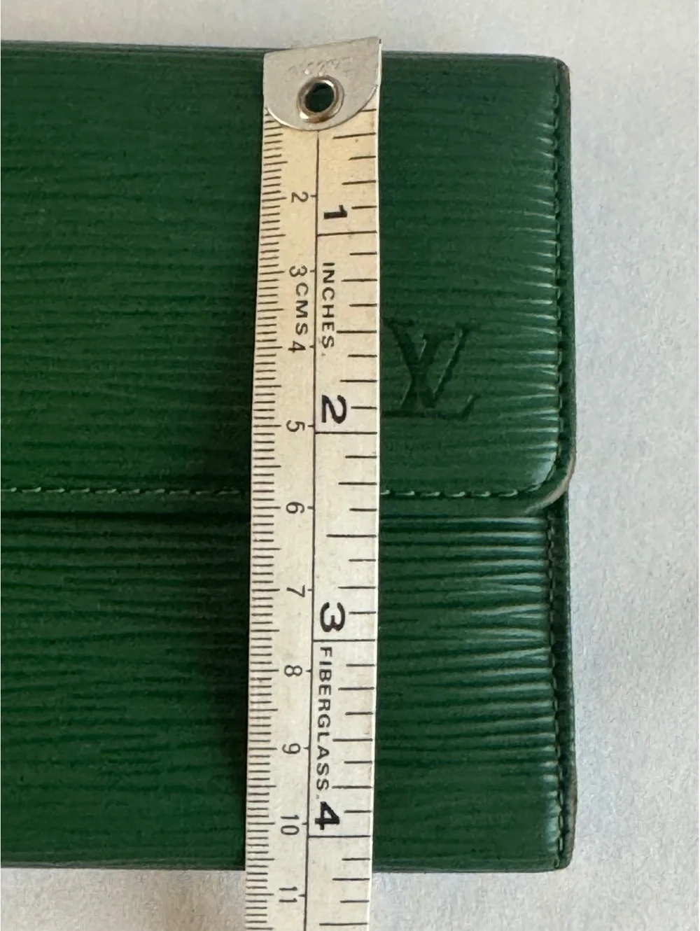 Louis Vuitton Porte-Trésor International Wallet Green Epi Leather Spain COA